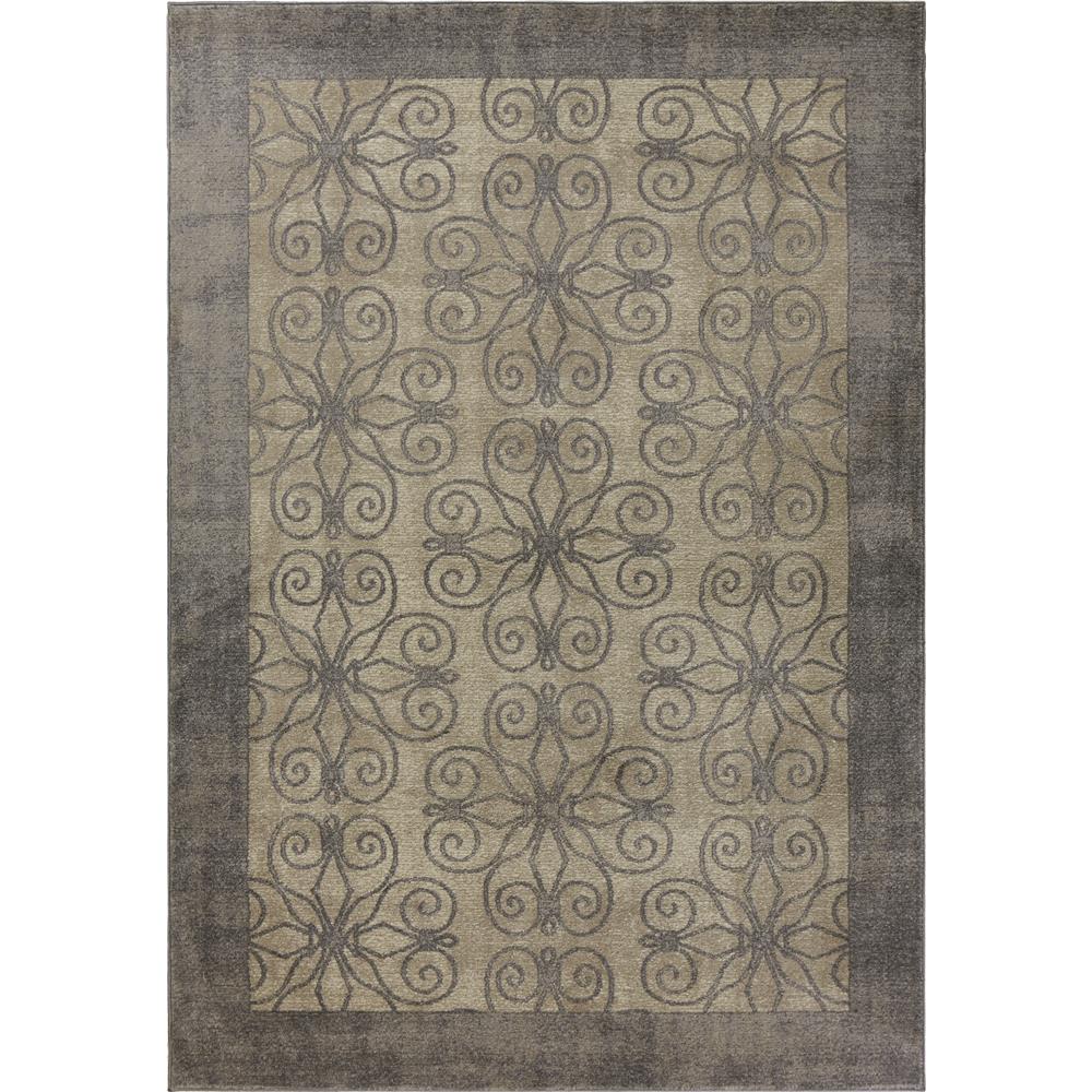 KAS 5811 Libby Langdon Winston 7 Ft. 7 In. X 10 Ft. 10 In. Rectangle Rug in Greige